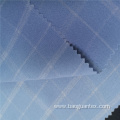 Checked Pattern 100% Polyester Chambray Fancy Fabric